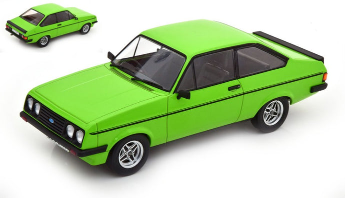 FORD ESCORT MKII RS 2000 RIGHT HAND DRIVE LIGHT GREEN 1:18