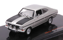 Indlæs billede til gallerivisning Opel KADETT B COUPE RALLYE 1966 sølv/sort 1:43 fra Ixo Model