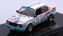 Indlæs billede til gallerivisning SKODA 130LR N 21 RALLY BOHEMIA 1988 P.SIBERA - P.GROSS WHITE LIGHT BLUE RED 1:43