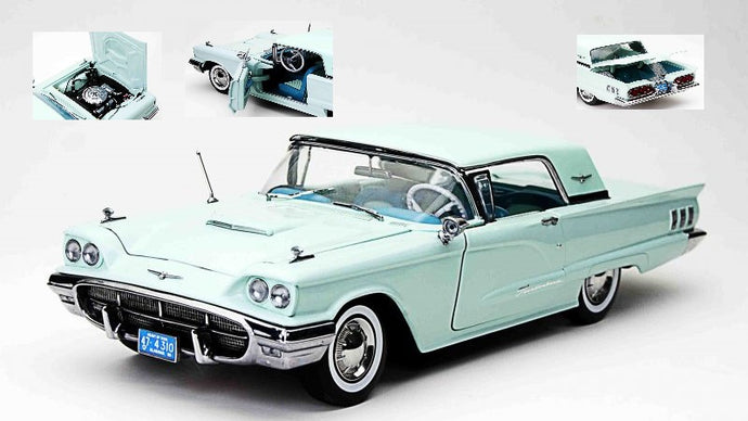 FORD THUNDERBIRD HARD TOP 1960 LIGHT BLUE 1:18