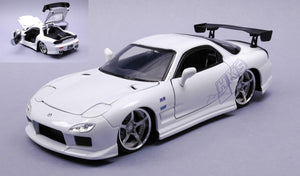 MAZDA RX-7 "FAST AND FURIOUS" 1993 WHITE 1:24