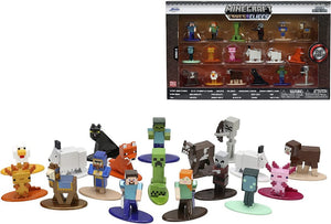 "MINECRAFT" METAL NANO FIGURES 18 PACK ASSORTMENT WAVE 8