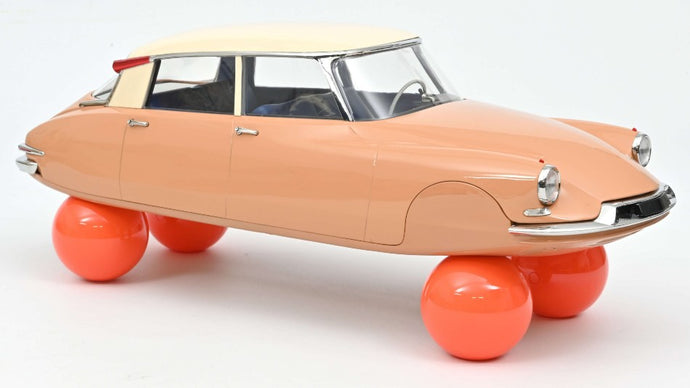 CITROEN DS 19 SUR BALLONS 1959 ECAILLE BLONDE 1:12