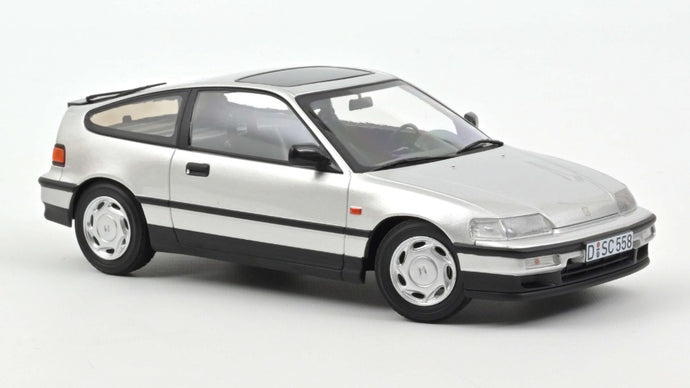 HONDA CRX 1990 SILVER 1:18