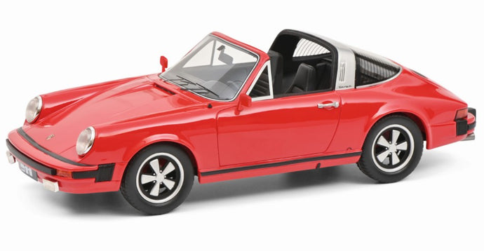 PORSCHE 911 TARGA CABRIOLET 1977 RED 1:18