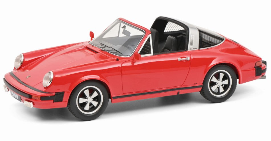 PORSCHE 911 TARGA CABRIOLET 1977 RED 1:18