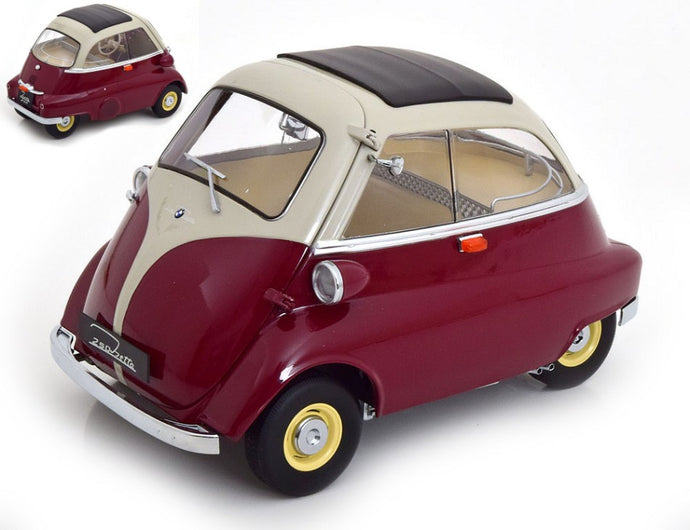 BMW 250 ISETTA 1959 DARK RED/LIGHT GREY 1:12 1:12
