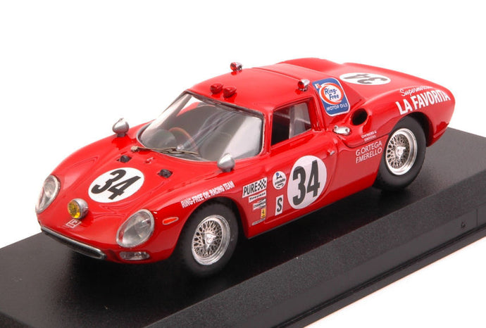 FERRARI 250LM N 34 WINNER CLASS 24h DAYTONA 1968 GUNN - ORTEGA - MERELLO RED 1:43