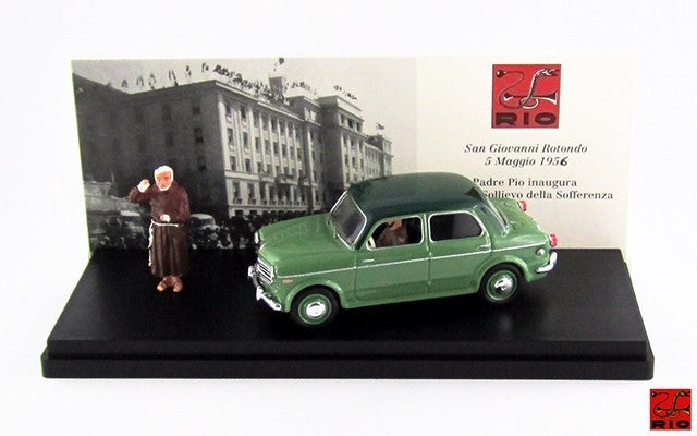 FIAT 1100 TV PADRE PIO INAUGURA CASA SOLLIEVO DELLA SOFFERENZA 1:43