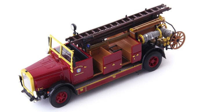 MAGIRUS MAYBACH KS 25 FIRE ENGINE TRUCK STUTTGART GERMANY 1929 RED 1:43