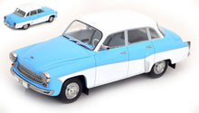 Indlæs billede til gallerivisning WARTBURG 312 1965 LIGHT BLUE WHITE 1:18