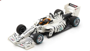 SF19 NEXT50 "WHITE TIGER" TEST CAR SUPER FORMULA 2022 hvid/sort 1:43
