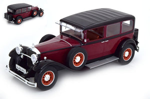 MERCEDES TYP NUERBURG 460/460 K (W08) 1928 DARK RED/BLACK 1:18