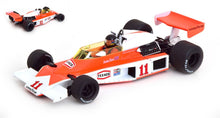 Indlæs billede til gallerivisning Mclaren M23 MARLBORO TEAM McLAREN FORMUL 1 #11 JAMES HUNT GP FRANKREICH 1976 rød/hvid 1:18