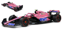Indlæs billede til gallerivisning BWT ALPINE F1 TEAM A522 #31 ESTEBAN OCON SAUDI ARABIEN GP 2022 lyserød/sort/blå 1:18
