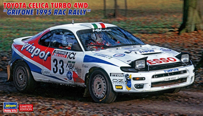 TOYOTA CELICA TURBO 4WD GRIFONE 1995 RAC RALLY  KIT 1:24