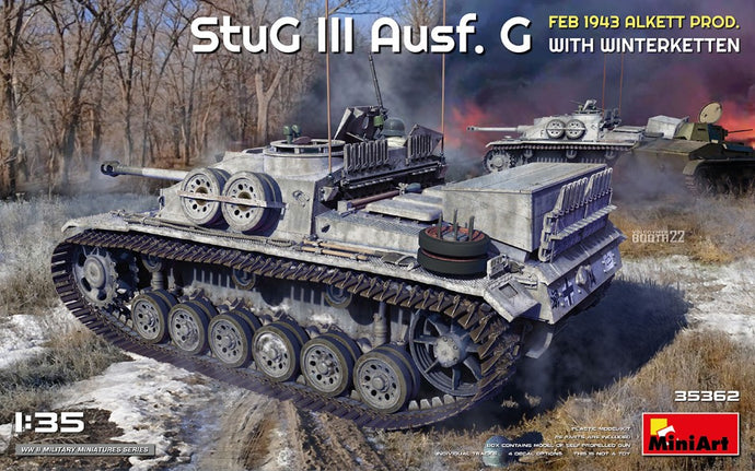 STUG III AUSF. G FEB.1943 ALKETT PROD.WITH WINTERKETTEN KIT 1:35