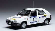 Indlæs billede til gallerivisning SKODA FAVORIT 136L (night version) N 4 RALLY VALASSKAA ZIMA 1989 L.KRECEK - B.MOTL WHITE 1:43