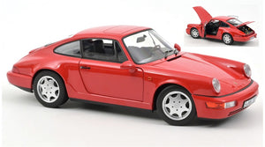 PORSCHE 911 CARRERA 2 1990 RED 1:18