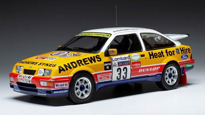 FORD SIERRA RS COSWORTH N.33 RALLY RAC LOMBARD 1989 BROOKES/WILSON1:18
