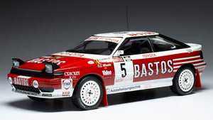 Toyota CELICA GT-FOUR ST 165 #5 VERREYDT/BIAR HASPENGAUW RALLY 1990 rød/hvid 1:18