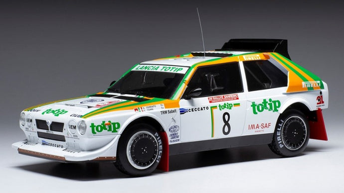 LANCIA DELTA S4 N.8 RALLY SAN REMO 1986 CERRATO/CERRI 1:18n