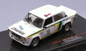 Lada 2105 VFTS #18 BLAHNA/SCHOVANEK TRIBEC RALLY 1988 hvid/grøn/gul 1:43