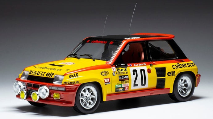 RENAULT 5 TURBO N.20 RALLY MONTE CARLO 1981 SABY/LE SAUX 1:18
