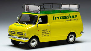 BEDFORD CF VAN TEAM IRMSCHER RALLY ASSISTANCE 1969 YELLOW GREEN 1:43