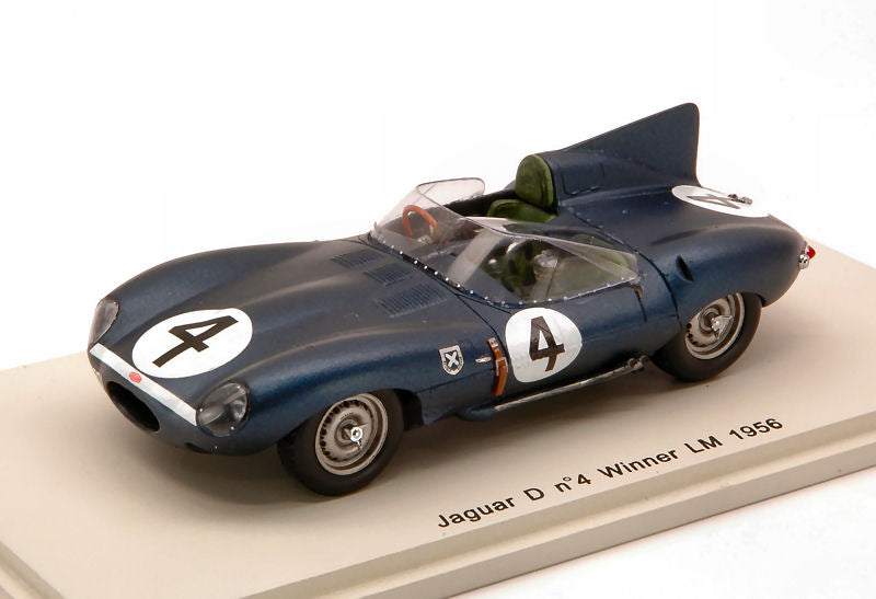 JAGUAR D N.4 WINNER LE MANS 1956 SANDERSON-FLOCKHART 1:43 REPRO