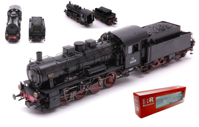 FS STEAM LOCOMOTIVE GR 460 OXIDE RED/BLACK LIVERY PERIOD II 1:87
