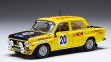 Indlæs billede til gallerivisning LADA FIAT 1600R N 20 ALLY ACROPOLIS 1978 S.BRUNDZA - A.GIRDAUSKAS YELLOW MATT BLACK 1:43