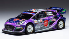 Indlæs billede til gallerivisning Ford PUMA RALLY1 #7 LOUBET/LANDAIS WRC RALLY SARDINIEN 2022 lilla/blå 1:43
