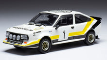 Indlæs billede til gallerivisning Skoda MTX 160 RS #1 BLAHNA/SCHOVANEK RALLY SUMAVA 1984 hvid/sort/gul 1:43
