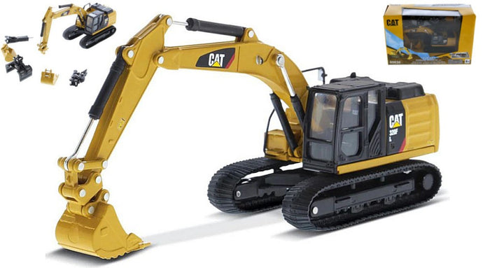 CATERPILLAR CAT320F ESCAVATORE CINGOLATO - TRACTOR HYDRAULIC EXCAVATOR YELLOW BLACK 1:64