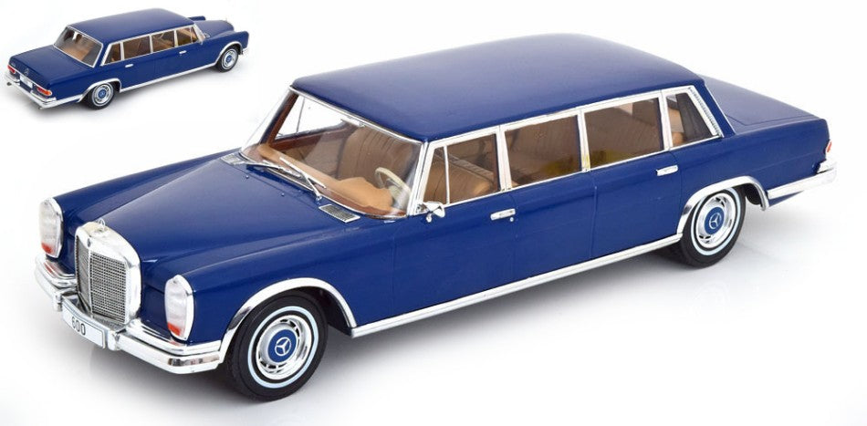 MERCEDES 600 (W100) PULLMAN 1969 DARK BLUE 1:18