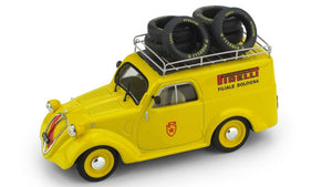 FIAT 500 C FURGONCINO ASSISTENZA PIRELLI 1950 REPRO 1:43