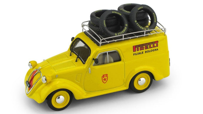 FIAT 500 C FURGONCINO ASSISTENZA PIRELLI 1950 REPRO 1:43
