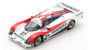 Porsche 962 C #27 YVER/LASSIG/ALTENBACH 9th 24H LE MANS 1990 hvid/rød/blå 1:43