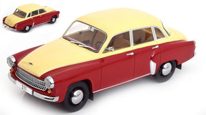 Wartburg 311 1959 mørk rød/creme 1:18