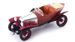 AMILCAR CGS 3 SKIFF FRANCE 1925 SILVER RED 1:43