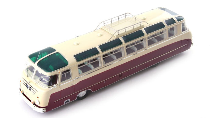 KRAUS MAFFEI AUTOBUS KML 110 GERMANY 1959 RED IVORY 1:43