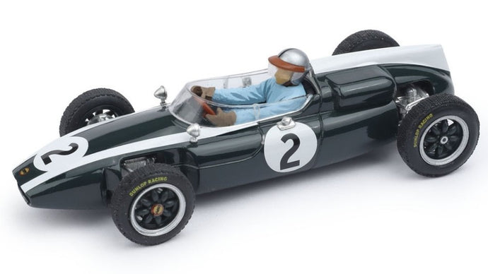 COOPER T53 N.2 4th GR.BRITAIN GP 1960 BRUCE MC LAREN W/PILOTE 1:43