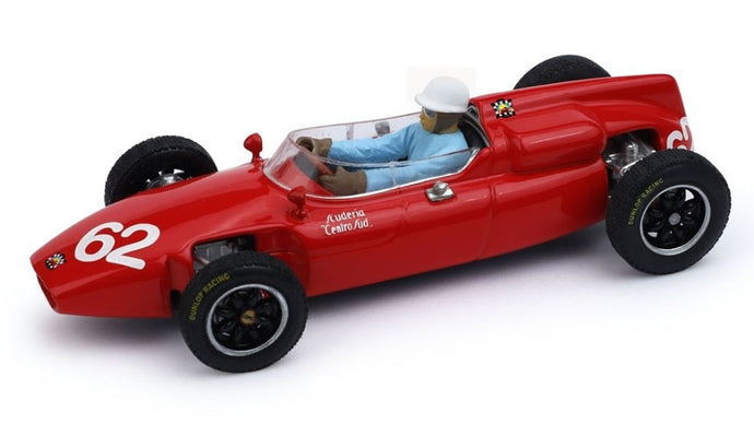 COOPER F1 T53 MASERATI N 62 ITALY GP 1961 L.BANDINI - WITH DRIVER FIGURE RED 1:43