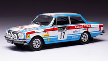 Indlæs billede til gallerivisning VOLVO 142 TEAM UNIFLO ESSO N 17 RAC RALLY 1973 M.ALEN - A.AHO WHITE LIGHT BLUE 1:43