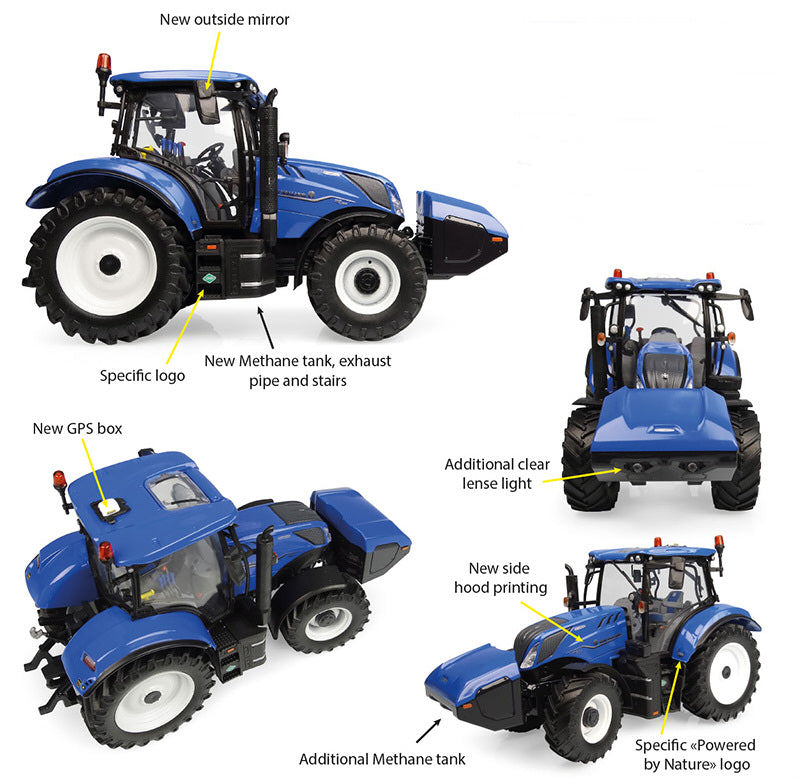 Traktor NEW HOLLAND T6.180 METHANE 1:32