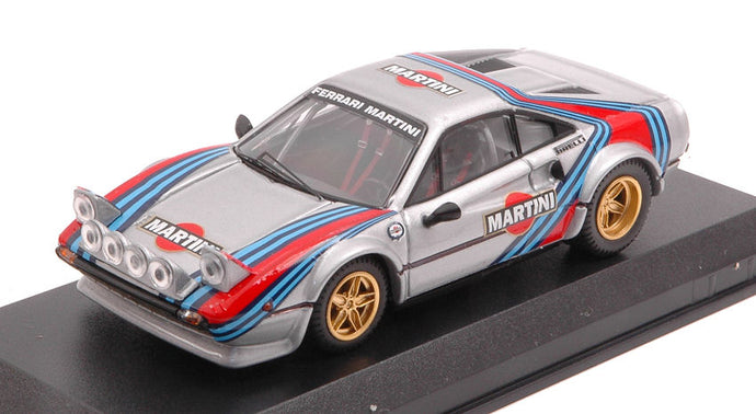 FERRARI 308GTB Gr.4 RALLY MARTINI RACING AUTOMOBILE COUNCIL SHOW 2018 CHIBA - JAPAN SILVER 1:43