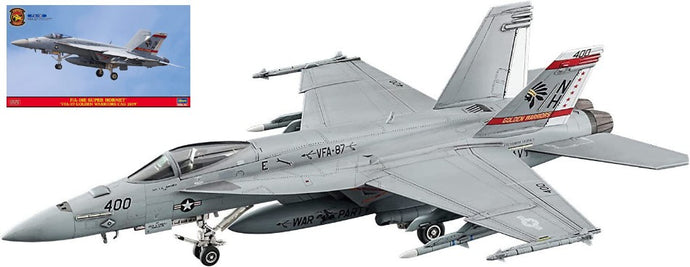 GRUMMAN F/A-18E SUPER HORNET VFA-87 GOLDEN WARRIORS CAG AIRPLANE MILITARY 2019 / 1:72