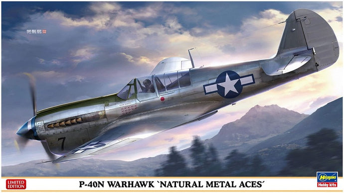 P-40N WARHAWK NATURAL METAL ACES KIT 1:48