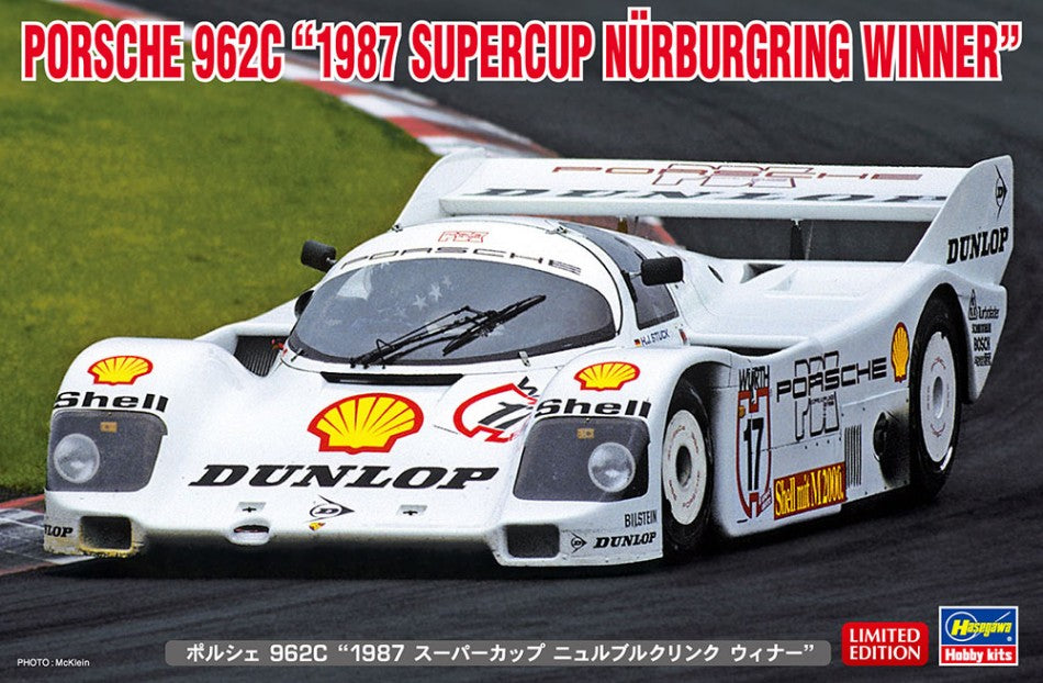 PORSCHE 962C 1987 SUPERCUP NURBURGRING WINNER   KIT 1:24
